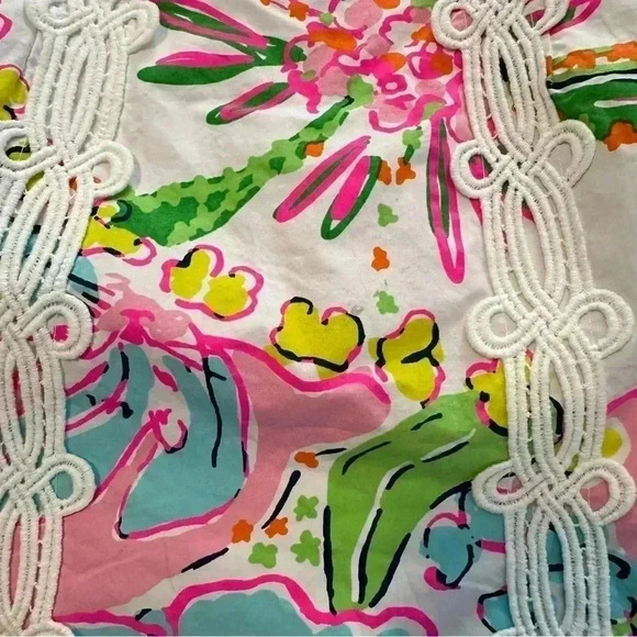 NWT Lilly Pulitzer For Target Women's Nosey Posie Shift Cotton Mini Dress Size 2 - Picture 11 of 15